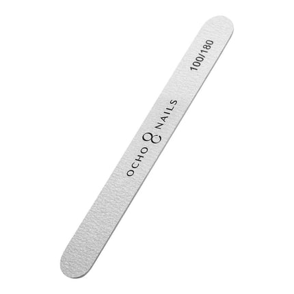 Ocho Nails Straight nagų dildė SLIM 100/180, 10 vnt. - Beauty Kit