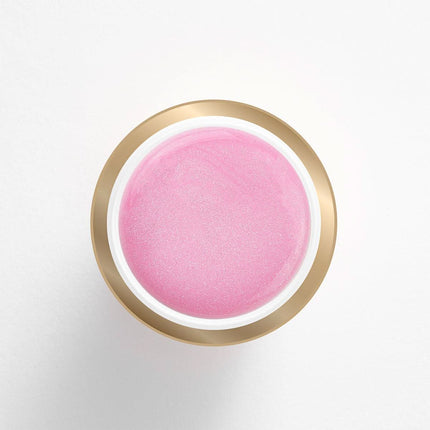 OCHO NAILS vienfazis nagų gelis SPARKLE PINK 30g – rožinis blizgus UV gelis manikiūrui ir pedikiūrui
