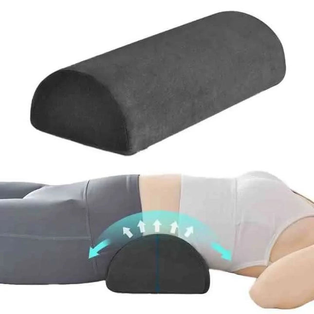 Ortopedinė pagalvė nugaros, kaklo atramai, 50x20x10 cm pilkas - Beauty Kit