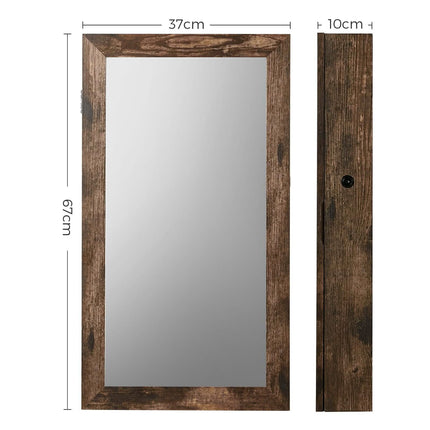 Pakabinama papuošalų spintelė su veidrodžiu JJC051K01 - Beauty Kit