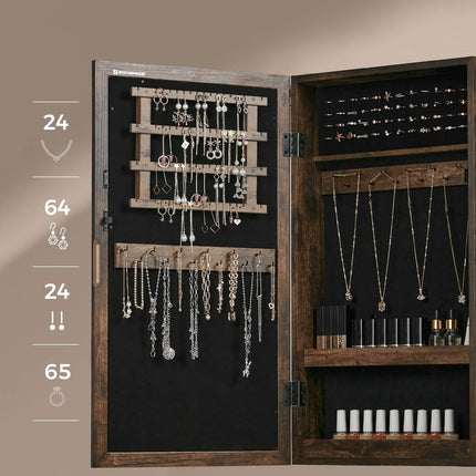 Pakabinama papuošalų spintelė su veidrodžiu JJC051K01 - Beauty Kit