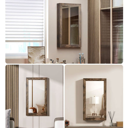 Pakabinama papuošalų spintelė su veidrodžiu JJC051K01 - Beauty Kit