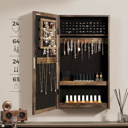 Pakabinama papuošalų spintelė su veidrodžiu JJC051K01 - Beauty Kit