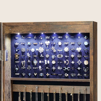 Pakabinama papuošalų spintelė su veidrodžiu JJC93CB - Beauty Kit