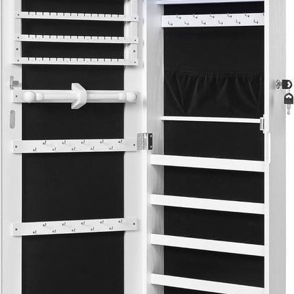 Pakabinama papuošalų spintelė su veidrodžiu JJC99WT - Beauty Kit