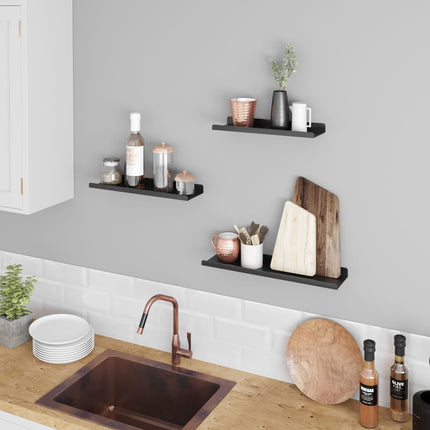 Pakabinamu lentynų rinkinys LFS12BK, 3 vnt. - Beauty Kit