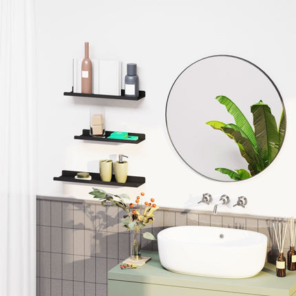 Pakabinamu lentynų rinkinys LFS12BK, 3 vnt. - Beauty Kit