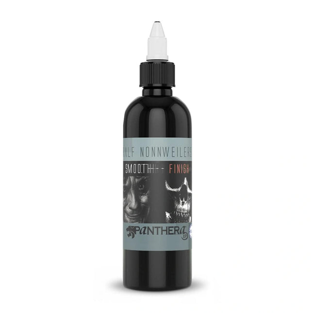 PANTHERA Artist Series Ralf Nonnweiler Smooth Finish tatuiruočių dažai 150ml – profesionalūs baigiamojo etapo dažai tiksliam