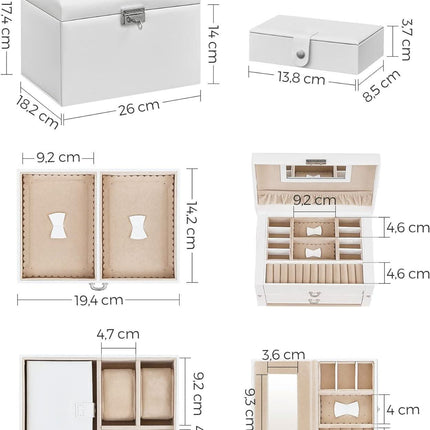 Papuošalų dėžutė JBC121W - Beauty Kit