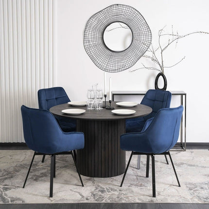 Pasukama kėdė LUNA, mėlynos spalvos - Beauty Kit