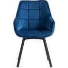 Pasukama kėdė LUNA, mėlynos spalvos - Beauty Kit