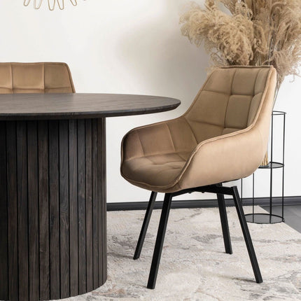 Pasukama kėdė LUNA, smėlio spalvos - Beauty Kit