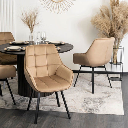 Pasukama kėdė LUNA, smėlio spalvos - Beauty Kit