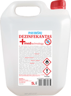 Paviršių dezinfekantas +MEDtechnology, 5 L (atitinka Lietuvos higienos reikalavimus) - Beauty Kit
