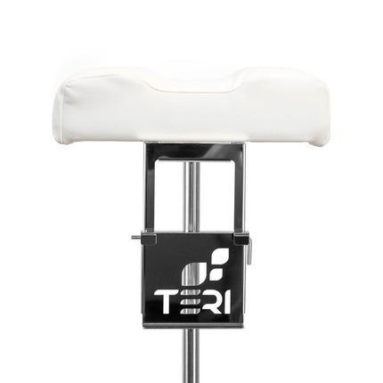 Pedikiūro kojų atramos stovas su balta pagalvėle Teri dulkių surinkėjui - Beauty Kit