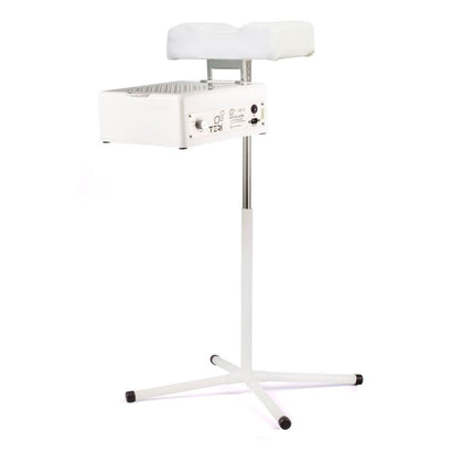 Pedikiūro kojų atramos stovas su balta pagalvėle Teri dulkių surinkėjui - Beauty Kit