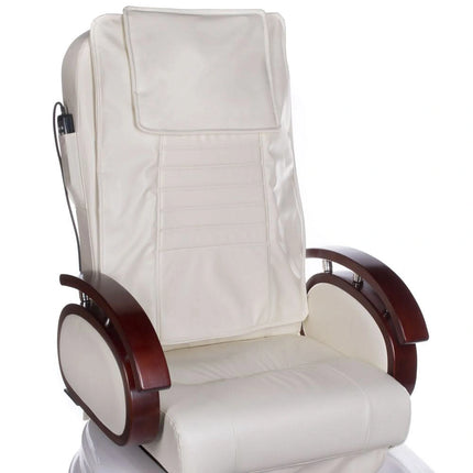 Pedikiūro SPA krėslas elektrinis BR-2307, latte – iš arti