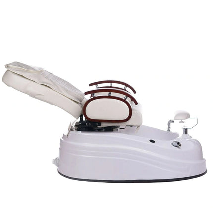 Pedikiūro SPA krėslas elektrinis BR-2307, latte – nuotrauka 8