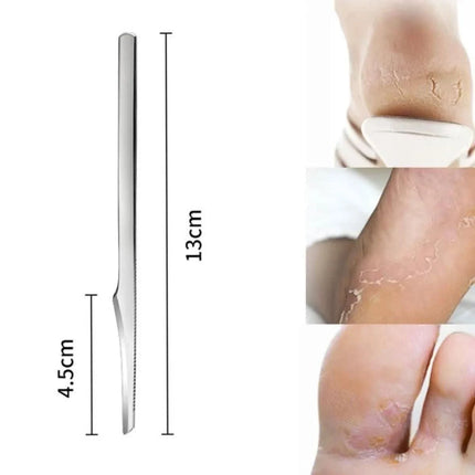 Peiliukas-gramdiklis pėdų priežiūrai, nerūdijantis plienas - Beauty Kit