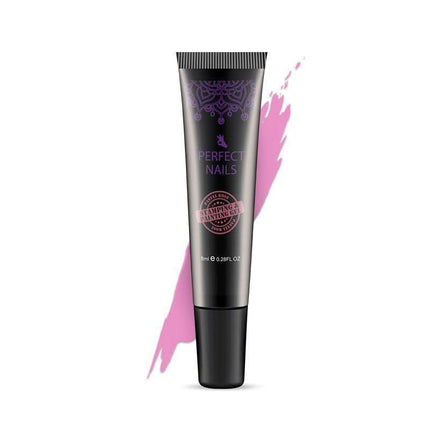 PERFECT NAILS 2 in 1 antspaudavimo ir dažymo gelis PASTEL ROSE - Beauty Kit