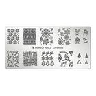 PERFECT NAILS Christmas nagų atspaudavimo plokštelė - Beauty Kit