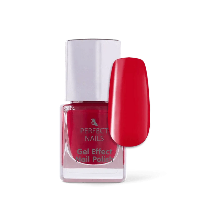 PERFECT NAILS Gel Effect nagų lakas RED 001, 7 ml. - Beauty Kit