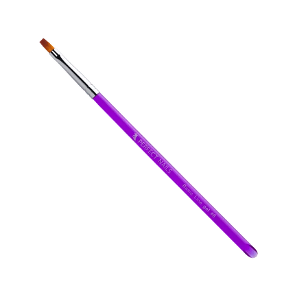 PERFECT NAILS gelinių nagų teptukas Basic Line Nr.6 - Beauty Kit