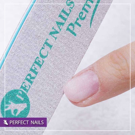 PERFECT NAILS Premium nagų dildė #180/180, 6 vnt. - Beauty Kit