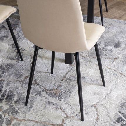 PERU kėdė, smėlinis aksomas - Beauty Kit