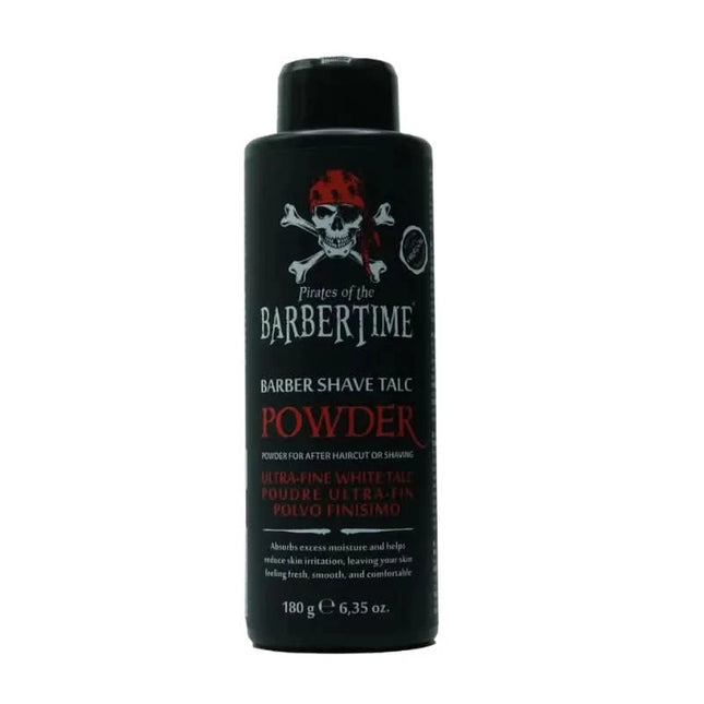 Barbertime talko pudra skutimui Barber Shave Talc Powder, 180 g