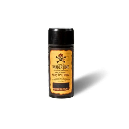 Plaukų tankinimo pudra BARBERTIME Hair Building Keratin Fiber, Dark Brown, 21 g
