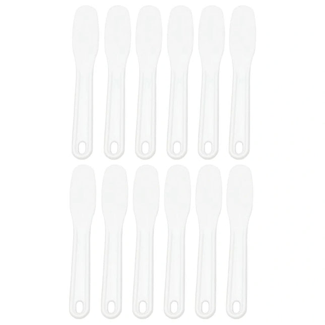 BeautyKit plastikinė mentelė kaukėms tepti L189 – profesionalus kosmetologinis įrankis 18,7x3,1 cm salonams