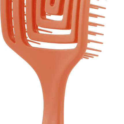 Plaukų šepetys su nailono šereliais ORIGINAL, oranžinis - Beauty Kit