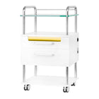 Podologijos vežimėlis 6052T, baltas - Beauty Kit