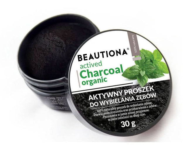 Beautiona aktyvieji dantų balinimo milteliai, 30g.