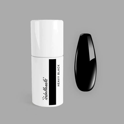 Isabellenails Hibridinis Nagų Lakas - Heavy Black 7ml