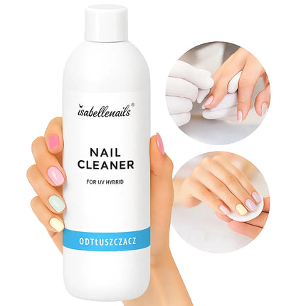 Isabelle Nail Cleaner 100 ml – profesionalus nagų plokštelės nuriebalintojas manikiūro salonams