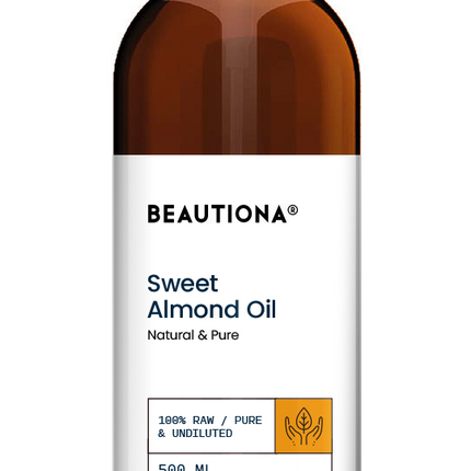Beautiona saldžiųjų migdolų aliejus 500 ml – profesionalus masažo aliejus salonams ir SPA procedūroms