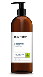 Ricinos aliejus 100% BEAUTIONA, 500 ml