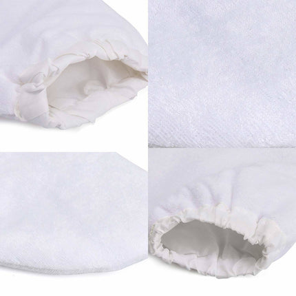 Frotinės baltos kojinės parafino procedūroms, 1 pora