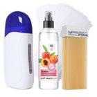 Depiliacijos rinkinys SINGLE šildytuvas + 1 vaško kasetė + podepiliacinis aliejus + depiliacinės juostelės