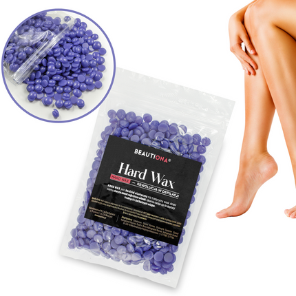 Kietasis depiliacijos vaškas granulėmis PURPLE, 100 g, Beautiona prekės ženklas
