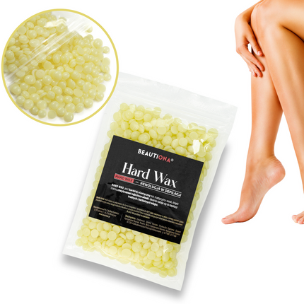 Kietasis depiliacijos vaškas granulėmis YELLOW, 100 g, skirtas kojų depiliavimu
