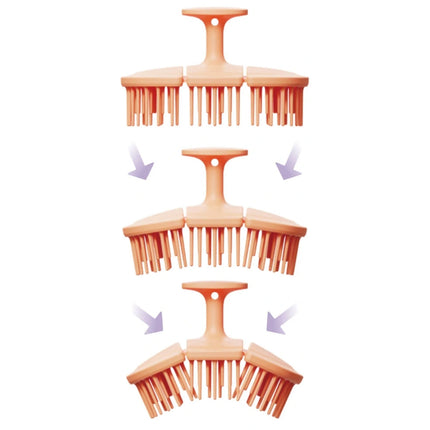 Poniks Blackomb BlissBrush – antibakterinis plaukų plovimo masažuoklis