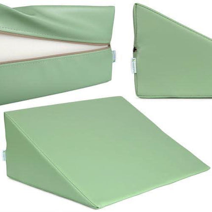 Habys pozicionavimo atrama 40x50x20 cm Vinyl Flex K022 žalia – ergonomiška pagalvė masažo procedūroms salone