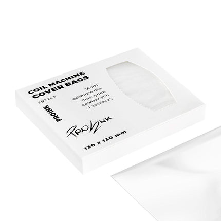 PRO INK Apsauginiai maišeliai tatuiruočių aparatams, 250 vnt. - Beauty Kit