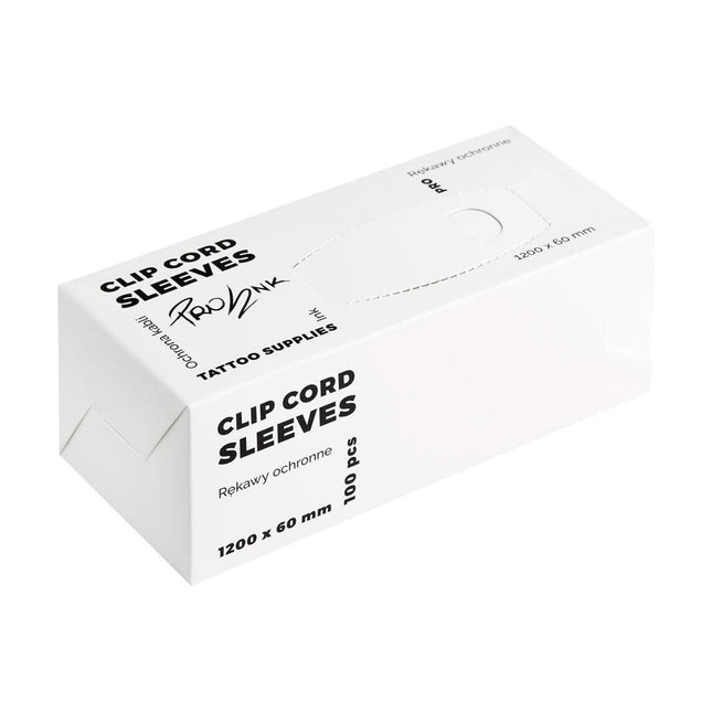 PRO INK Apsauginiai maišeliai tatuiruočių aparatų laidams, 100 vnt. - Beauty Kit