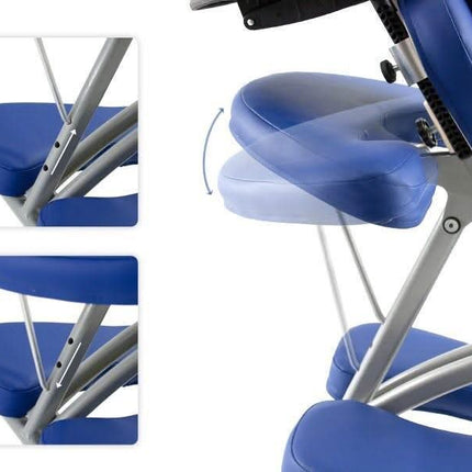 Profesionali, sulankstoma masažo arba tatuiruotės kėdė, juoda - Beauty Kit