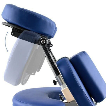 Profesionali, sulankstoma masažo arba tatuiruotės kėdė, juoda - Beauty Kit