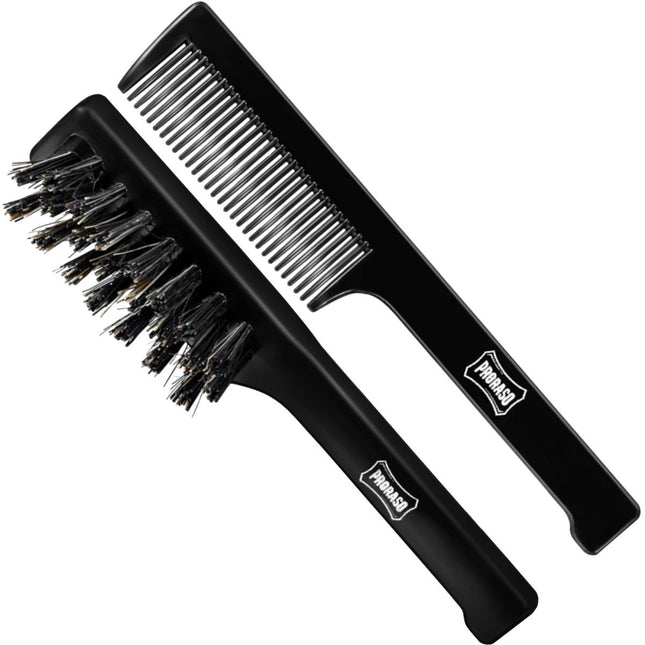 Proraso Mustache Comb & Beard Brush Set – rinkinys ūsams ir barzdai